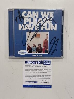 Kings of Leon - Can We Please Have Fun SIGNED CD AUTOGRAPH COA ACOA #4